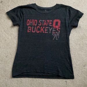 grey buckeyes shirt, very comfey, blue 84, soft